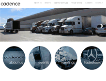 Tablet Screenshot of cadence-inc.com